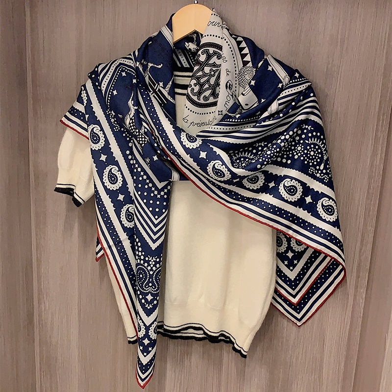 Pashmina Wrap Large - Écharpe en laine épaisse pour femme,