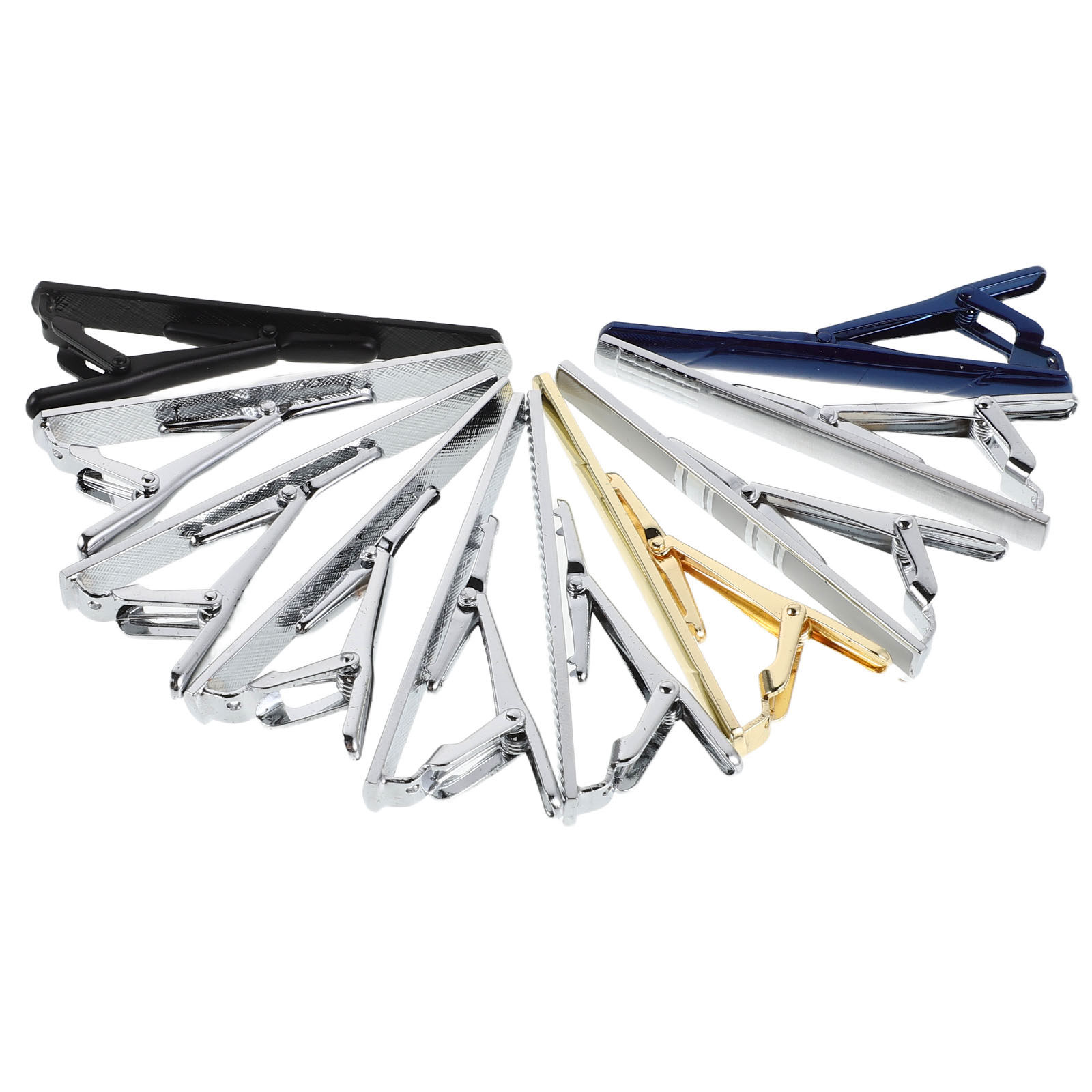Tie Bar Set Gift - Lot de 10 pinces à cravate