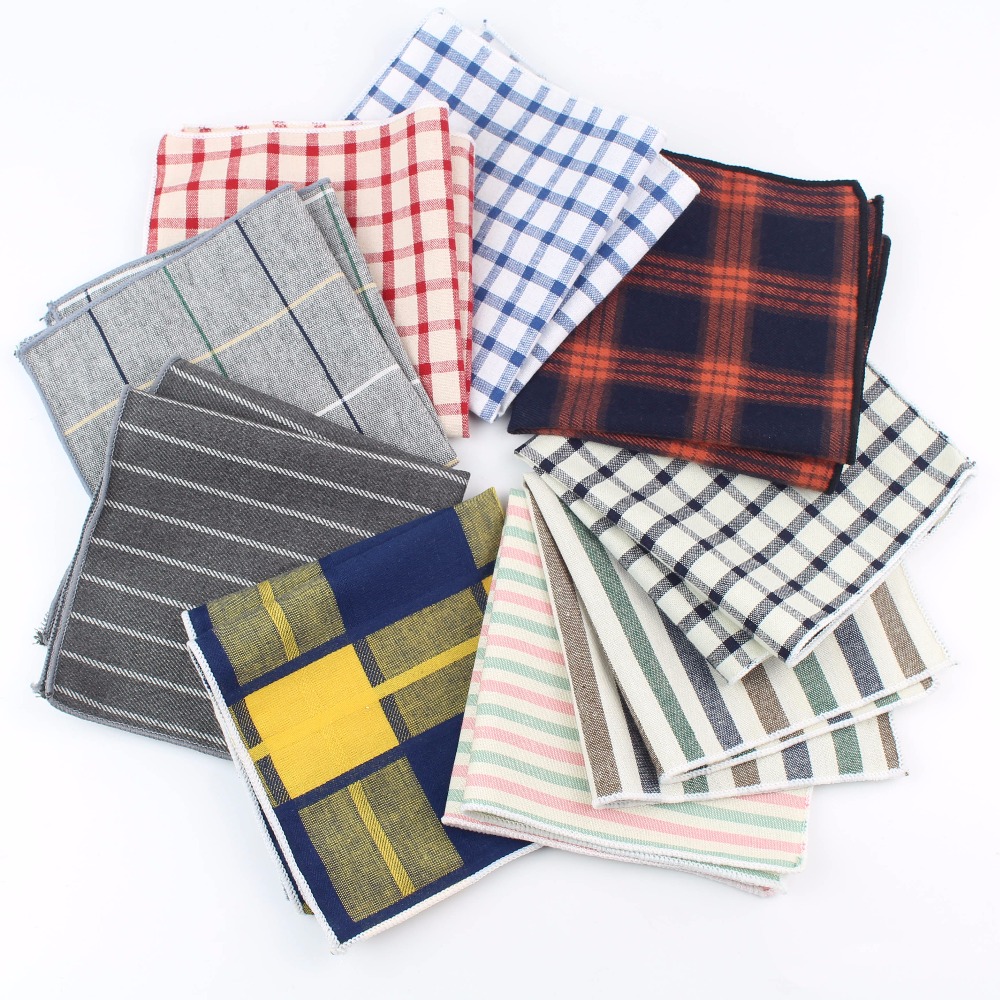 Handkerchief Cotton Men - Mouchoir en Coton Tissé Coloré à