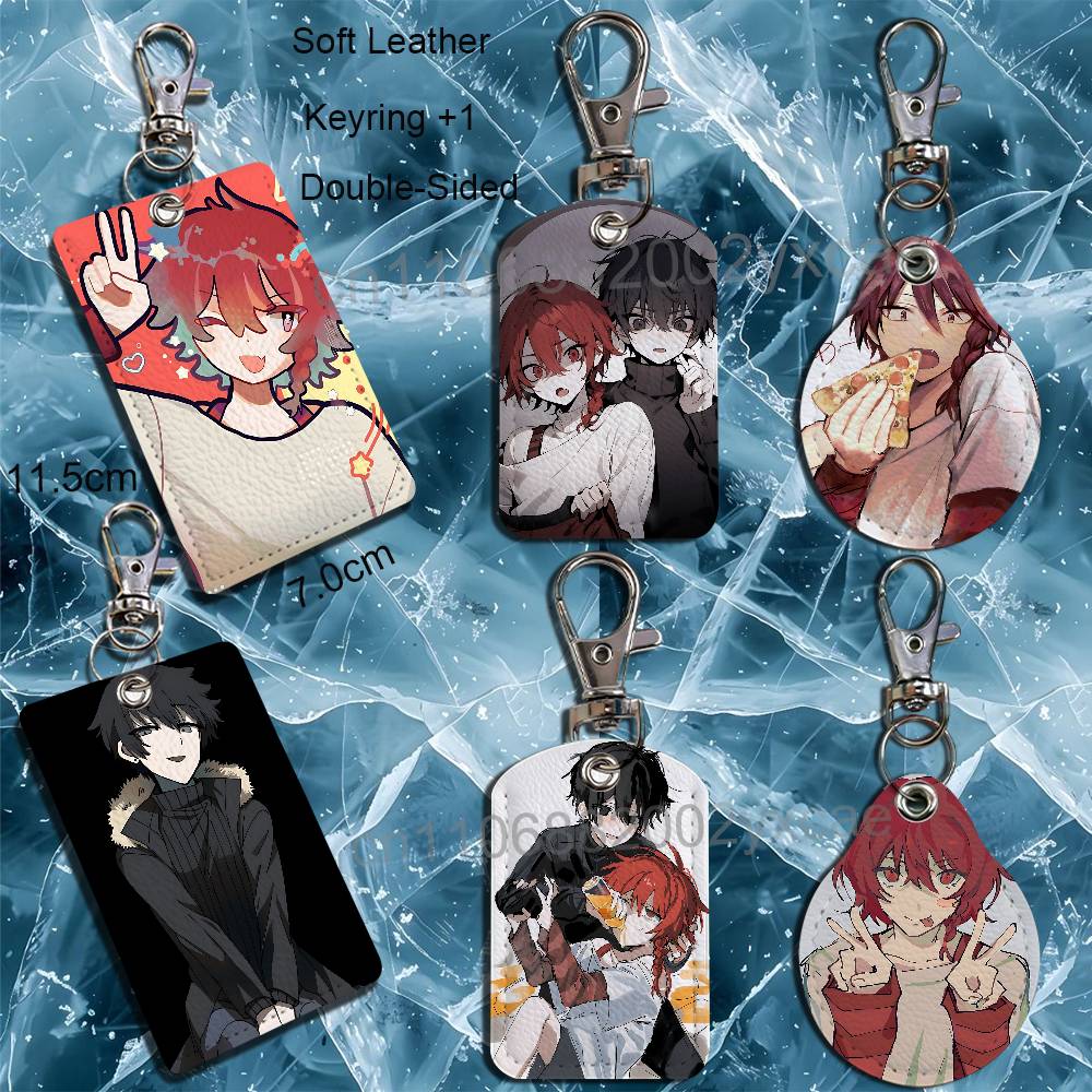 Lanyard Badge Holder - Porte-clés en cuir Maeno Aki Tsugino