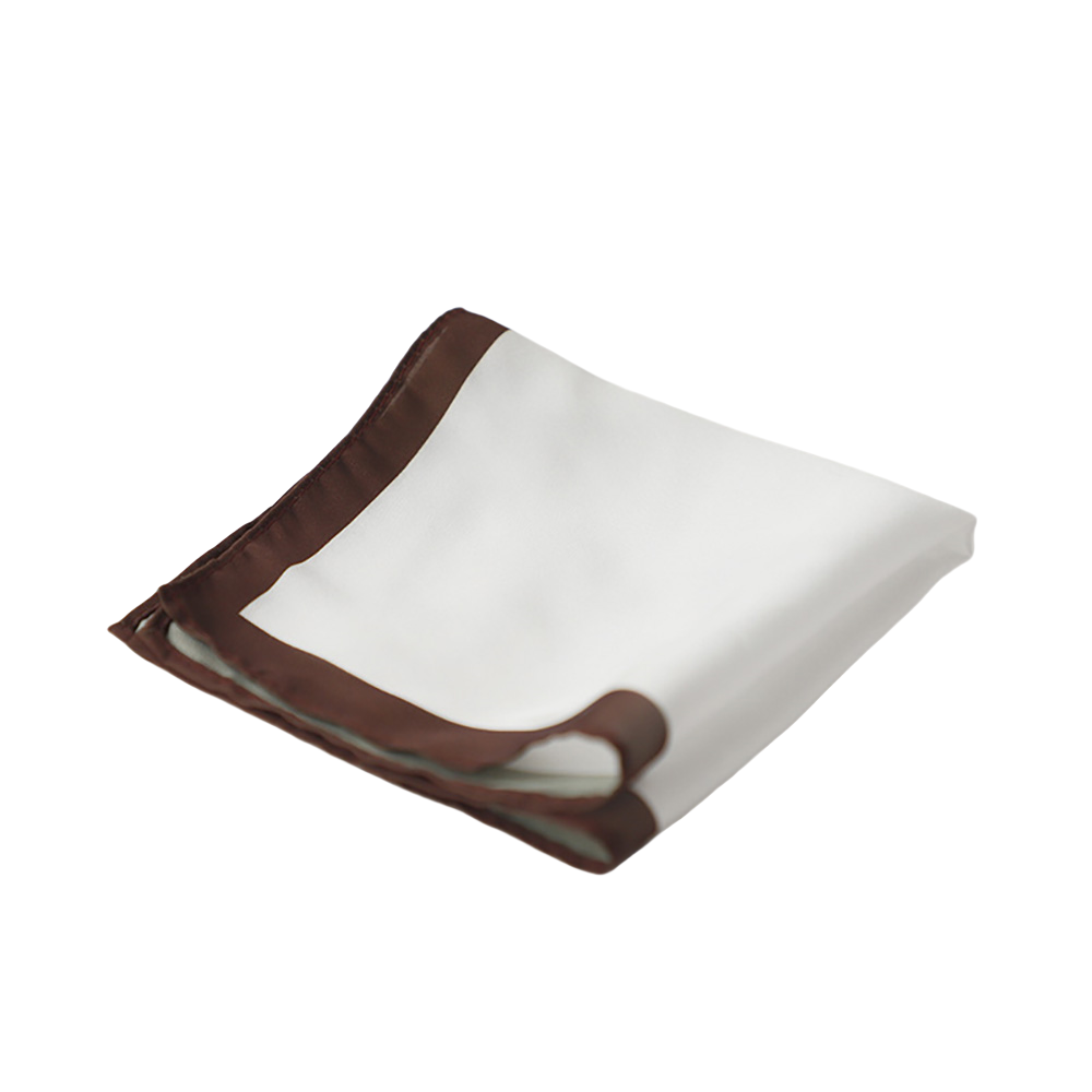 Pocket Square Set - Pochette de costume vintage blanche pour
