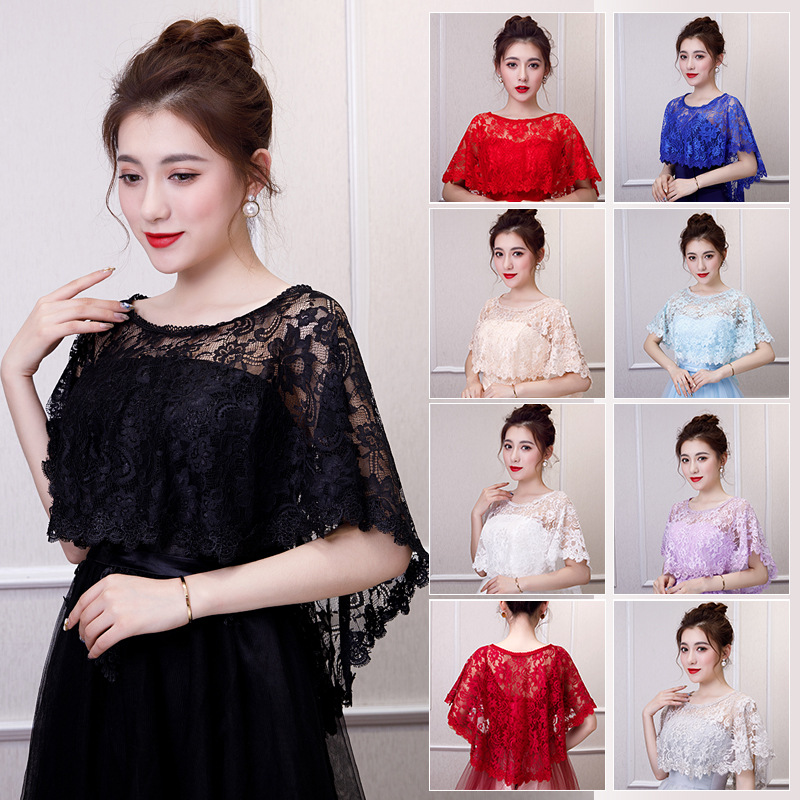 Stole Wedding Shawl - Veste ronde de mariage en dentelle