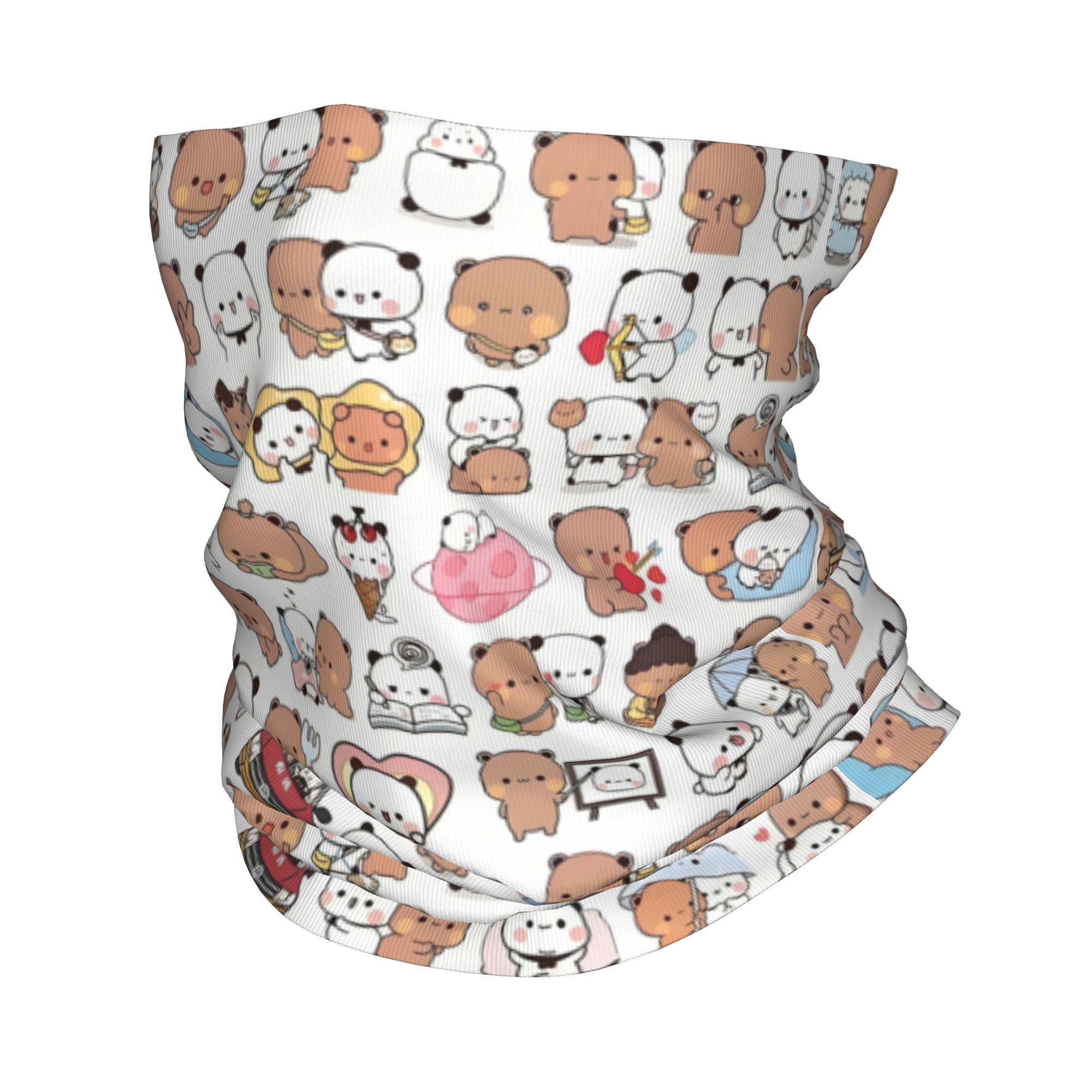 Neck Warmer Tube - Personnalisé ours dessin animé pêche et