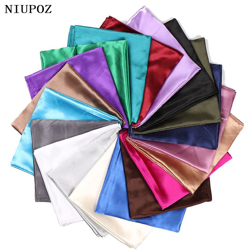 Scarf Silk Square - Écharpe carrée en Imitation soie pour