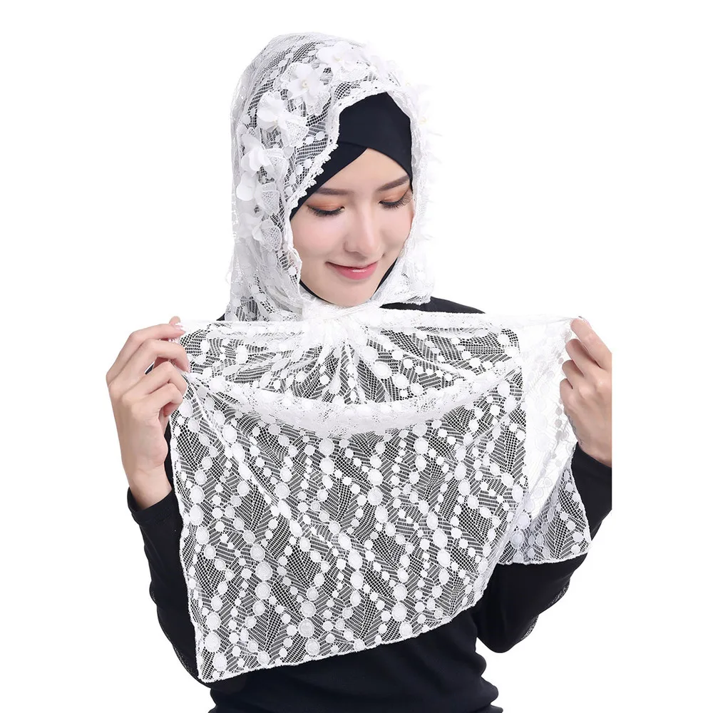 Stole Wedding Shawl - Couleur Pure respirant femmes dentelle écharpe