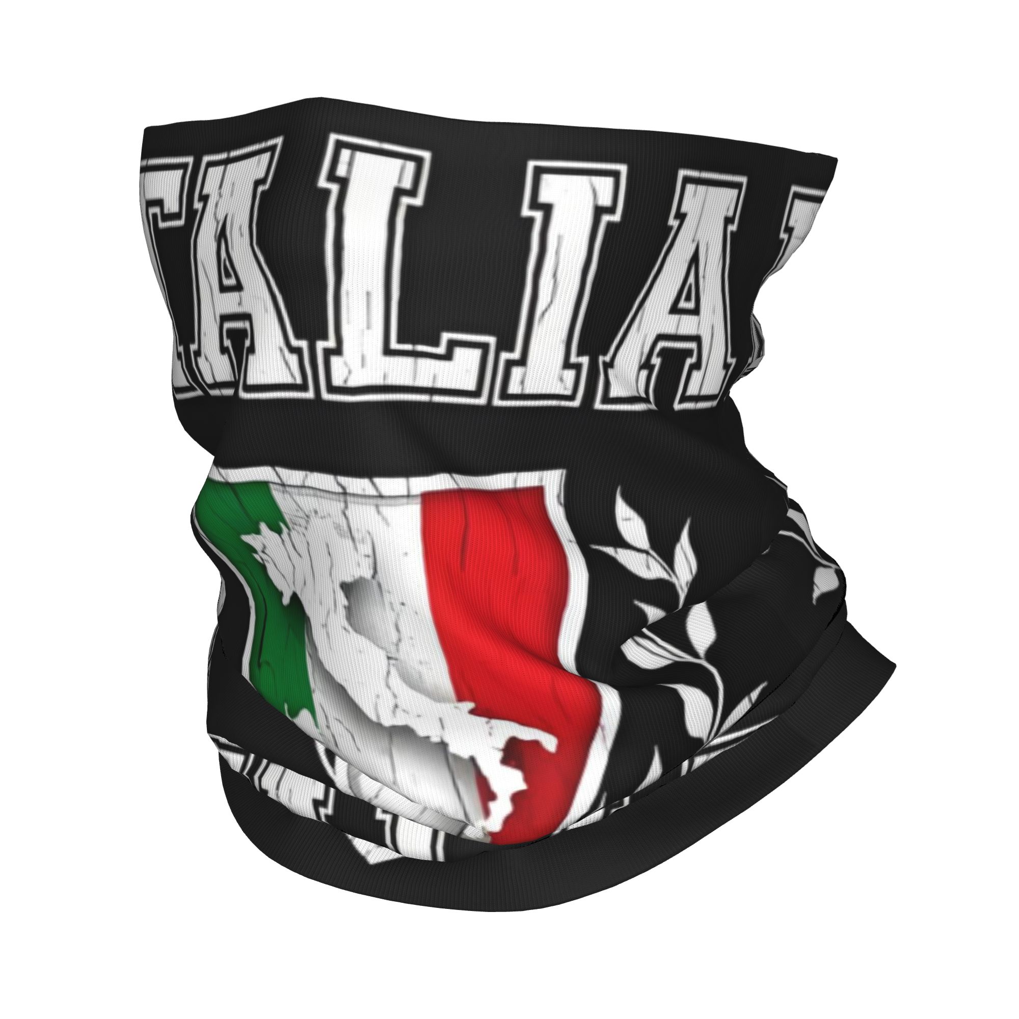 Neck Warmer Tube - Bandana personnalisé avec drapeau italien, chauffe-cou