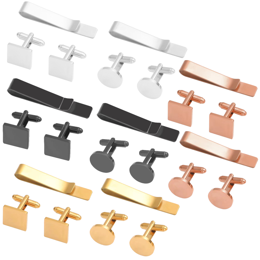Tie Bar Set Gift - Freeteeme nouvelle mode boutons de manchette