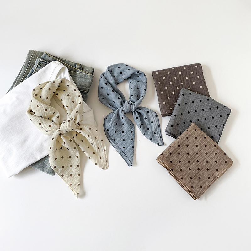 Bandana Cotton - Nouveau Foulard Carré Uni en Coton