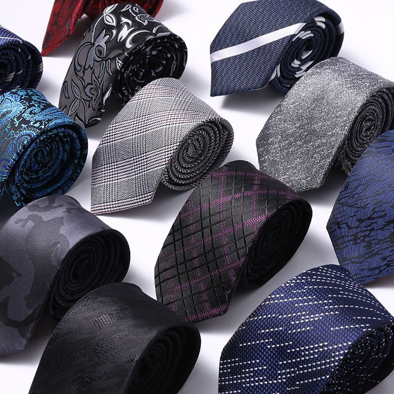 Skinny Tie Men - Luxe maigre 6CM hommes cravate cravates