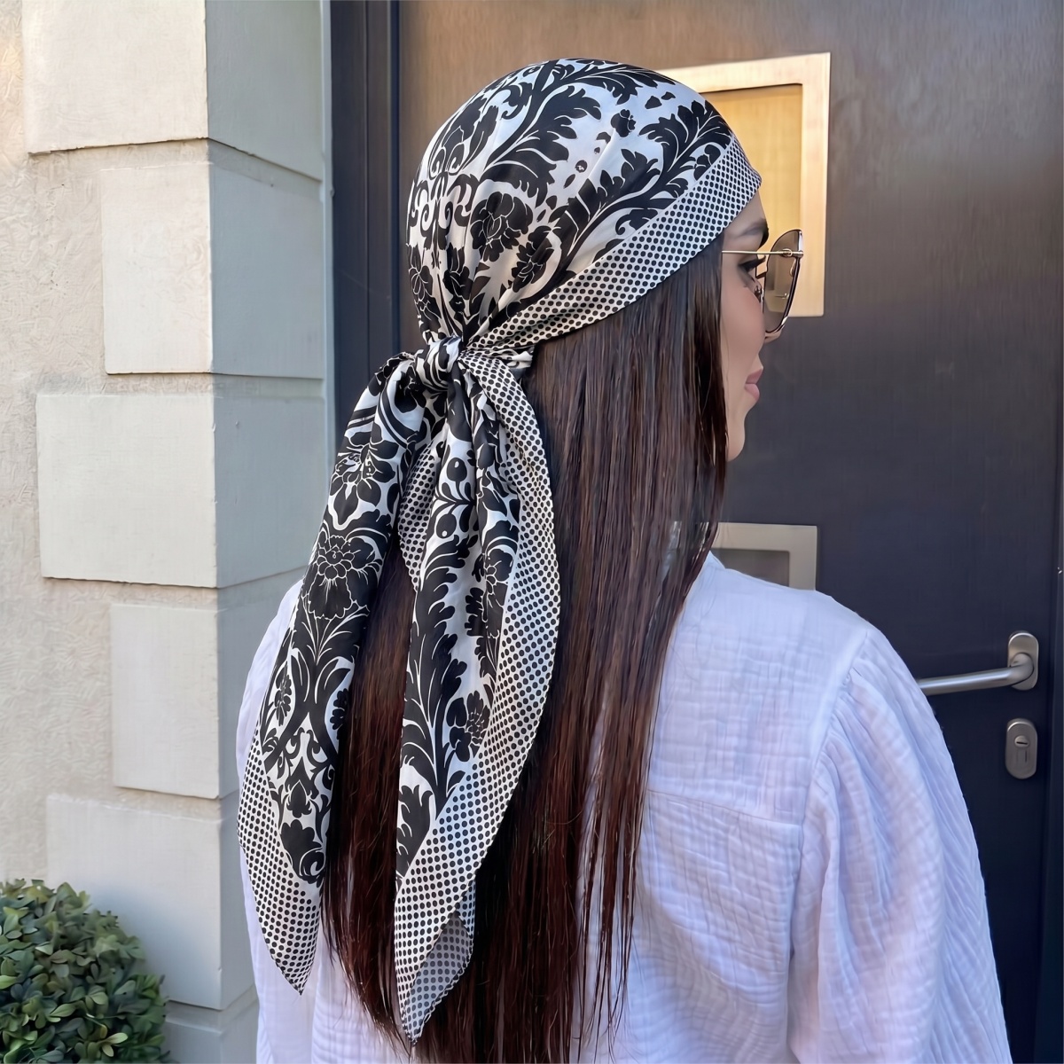 Pashmina Wrap Large - NOUVEAU Foulard Carré en Soie pour