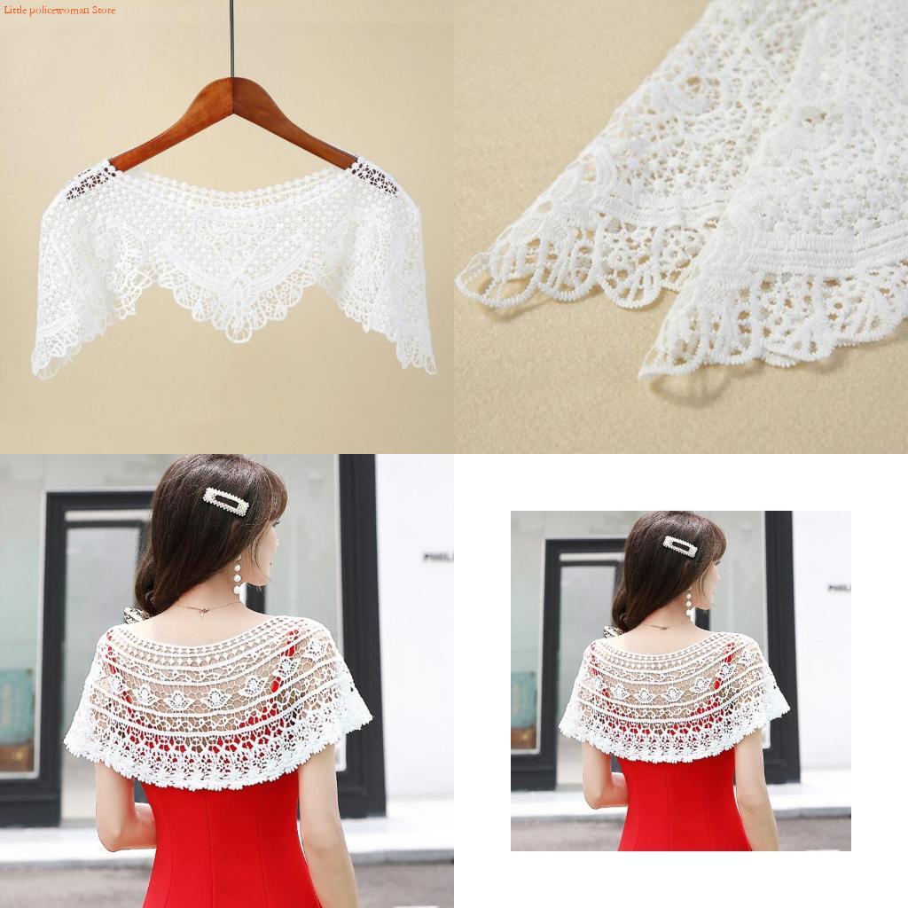 Stole Wedding Shawl - F92D – châle en dentelle florale
