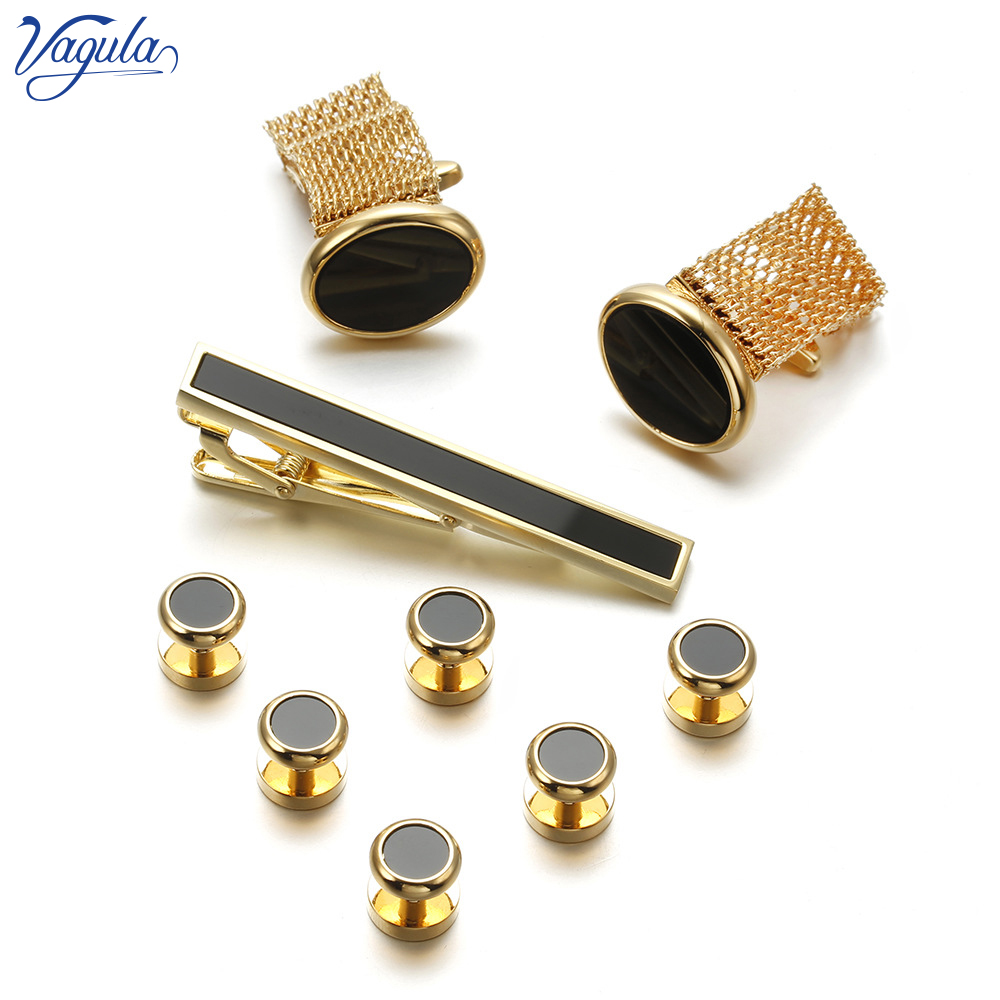 Tie Bar Set Gift - VAGULA nouveau 9 pièces boutons de