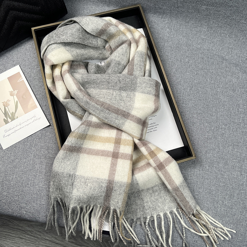 Muffler Men Wool - Haute qualité 100% laine écharpe hiver