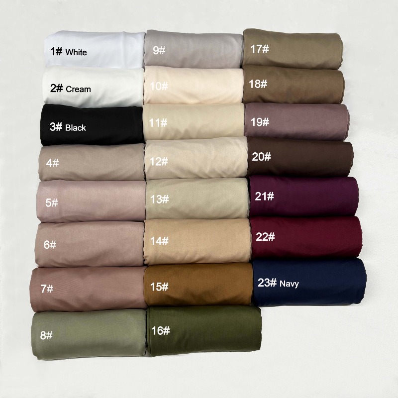 Head Wrap Turban - Hijab en jersey liquide E2 Premium,