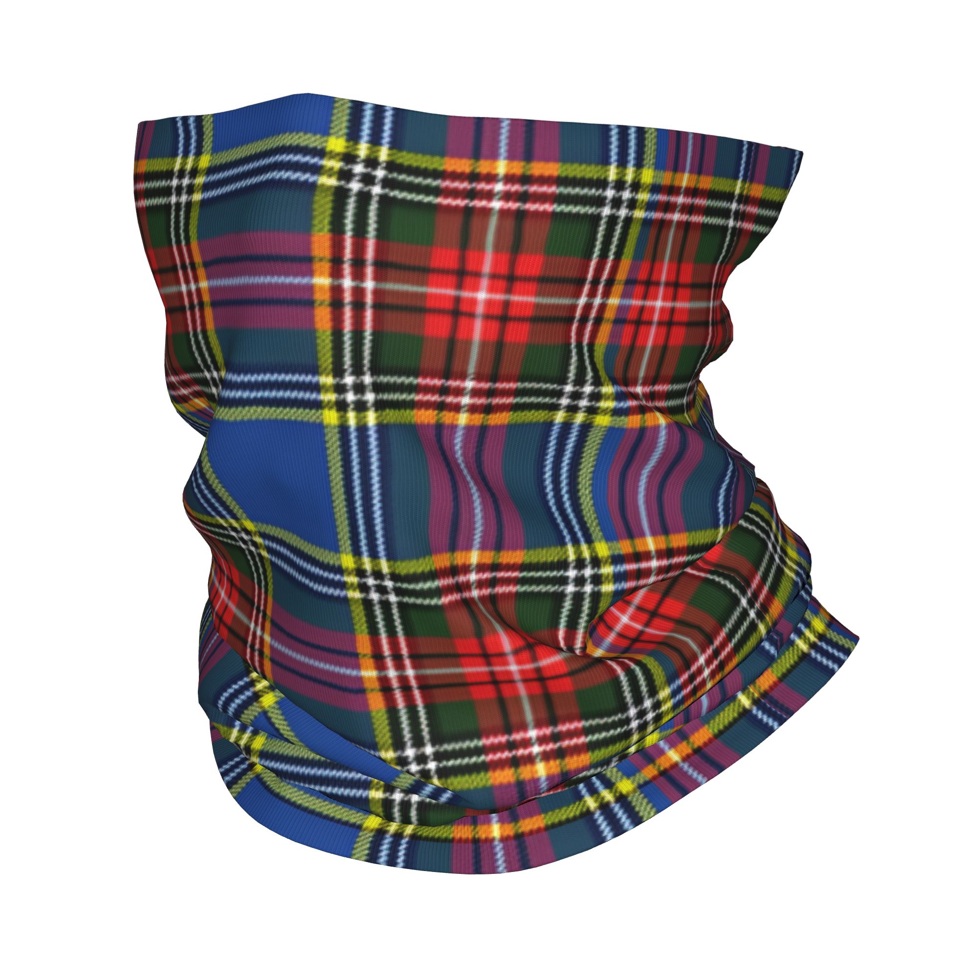 Neck Warmer Tube - Personnalisé Royal Tartan Plaid hiver bandeau