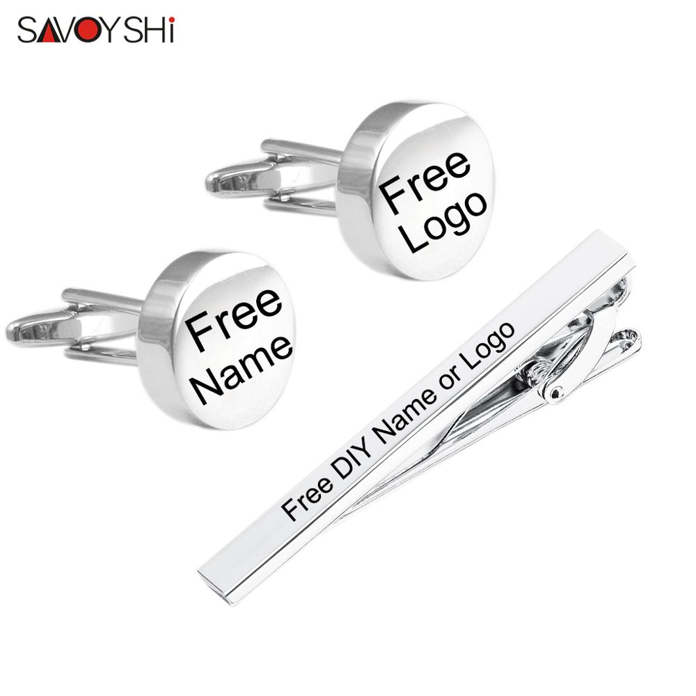 SAVOYSHI gravure gratuite nom  - Tie Bar Set Gift avis et prix