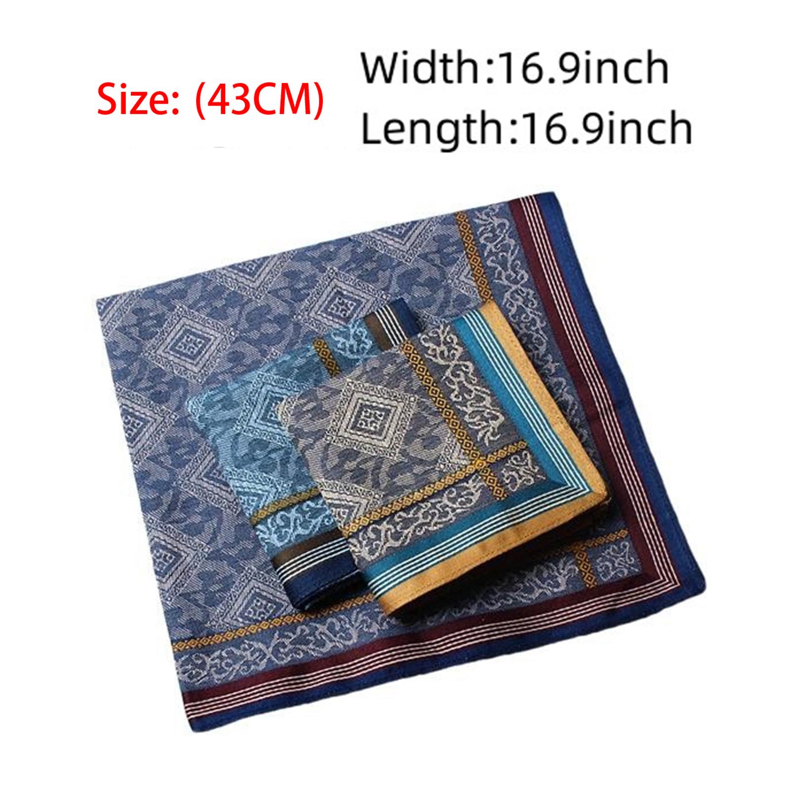 3x mouchoirs de poche pour hom - Handkerchief Cotton Men avis et prix