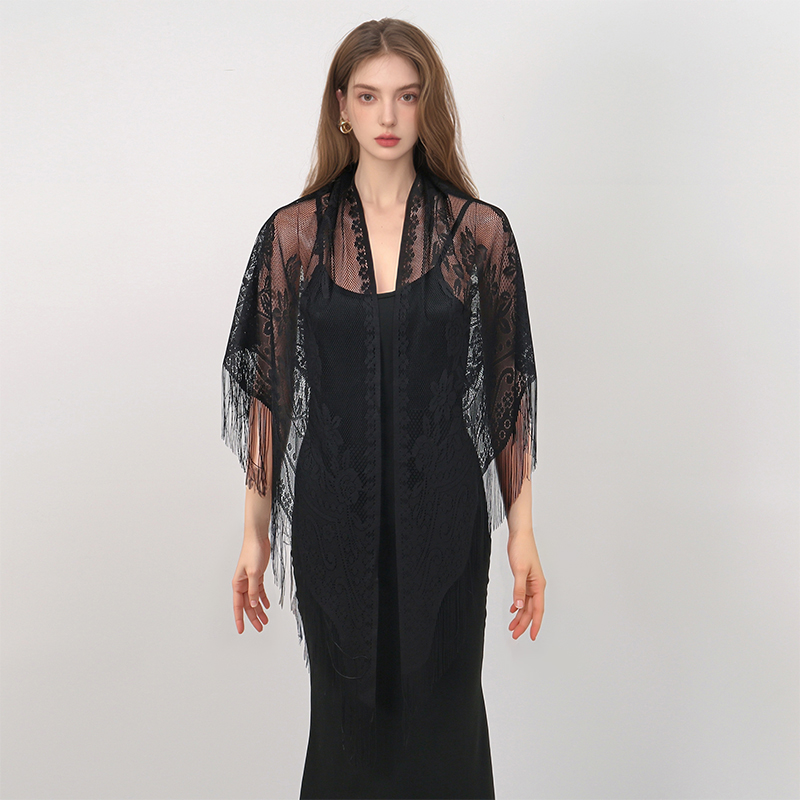 Nouvelle broderie dentelle éch - Stole Wedding Shawl avis et prix