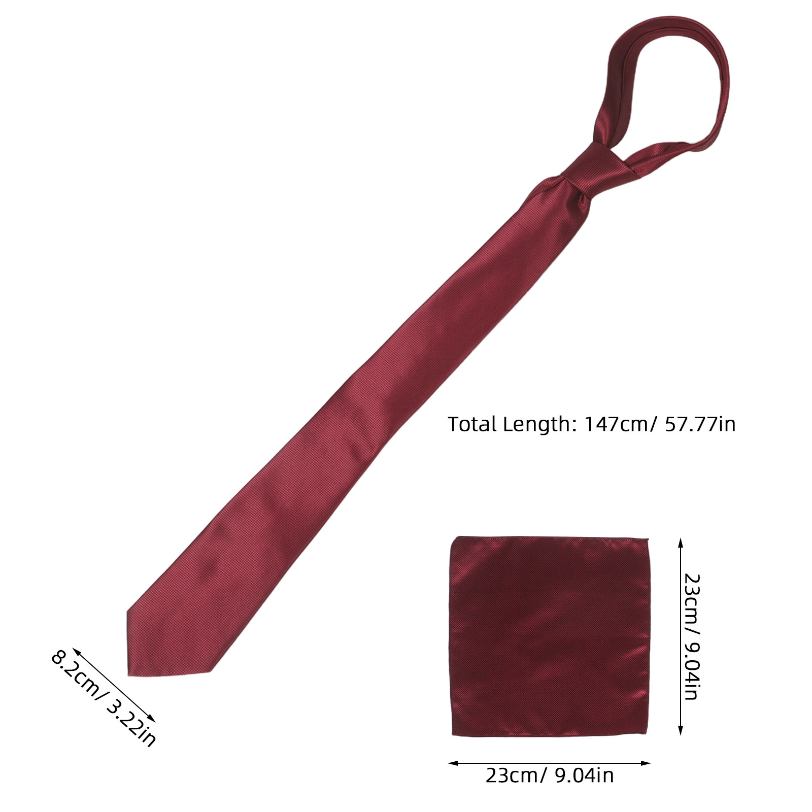 Ensemble cravate et pochette u - Pocket Square Set avis et prix