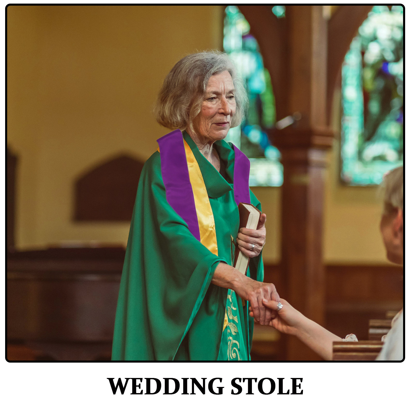 Étole de Pasteur Brodé Réversi - Stole Wedding Shawl avis et prix