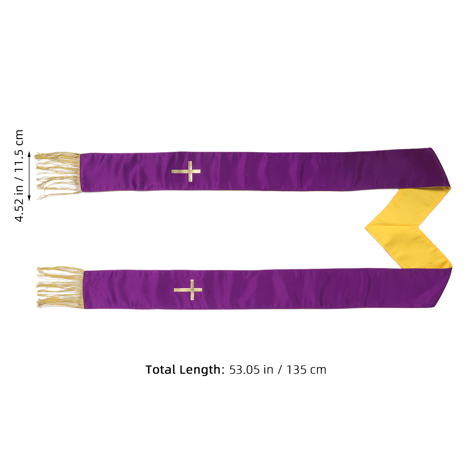 Étole de Pasteur Brodé Réversi - Stole Wedding Shawl avis et prix
