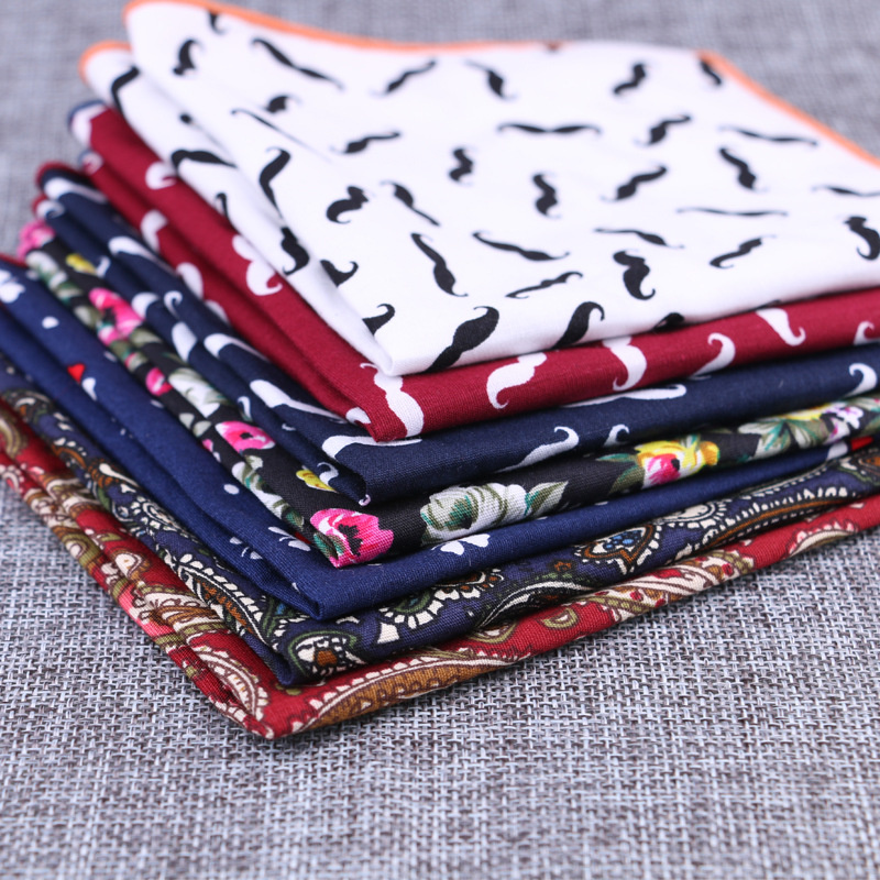 Mouchoir de poche carré en cot - Handkerchief Cotton Men avis et prix