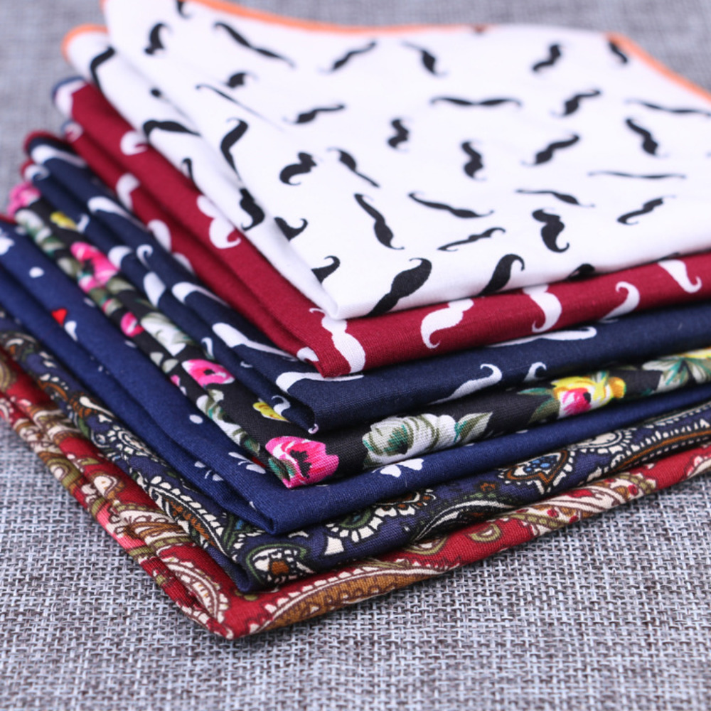 Mouchoir de poche carré en cot - Handkerchief Cotton Men avis et prix