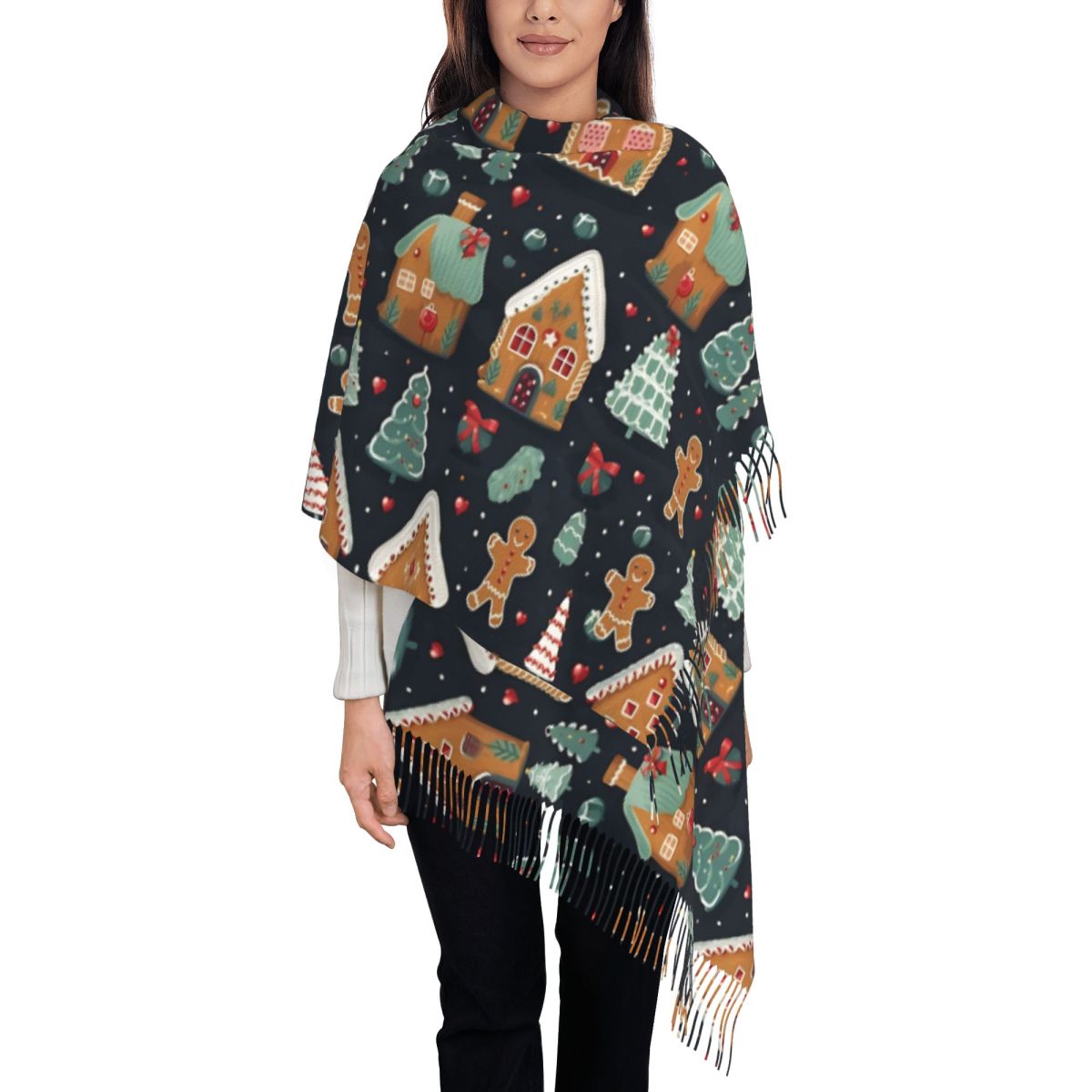 Délice de noël-pains d'épices  - Pashmina Wrap Large avis et prix
