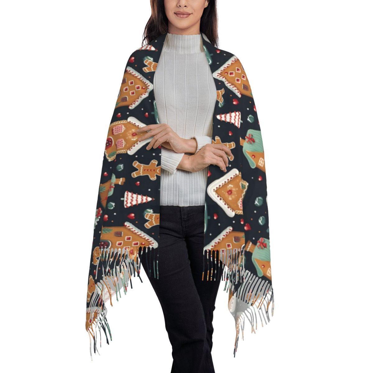 Délice de noël-pains d'épices  - Pashmina Wrap Large avis et prix
