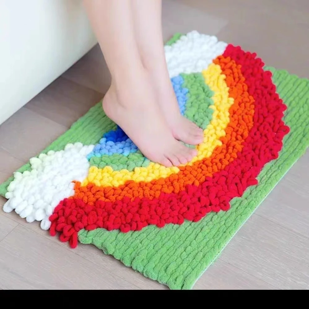 Fil de Chenille doux et bouffa - Woven Scarf Blanket avis et prix