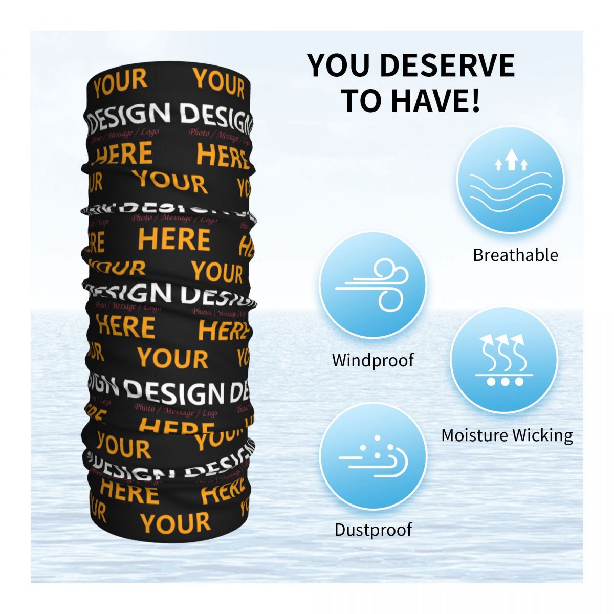 Personnalisez votre conception - Neck Warmer Tube avis et prix