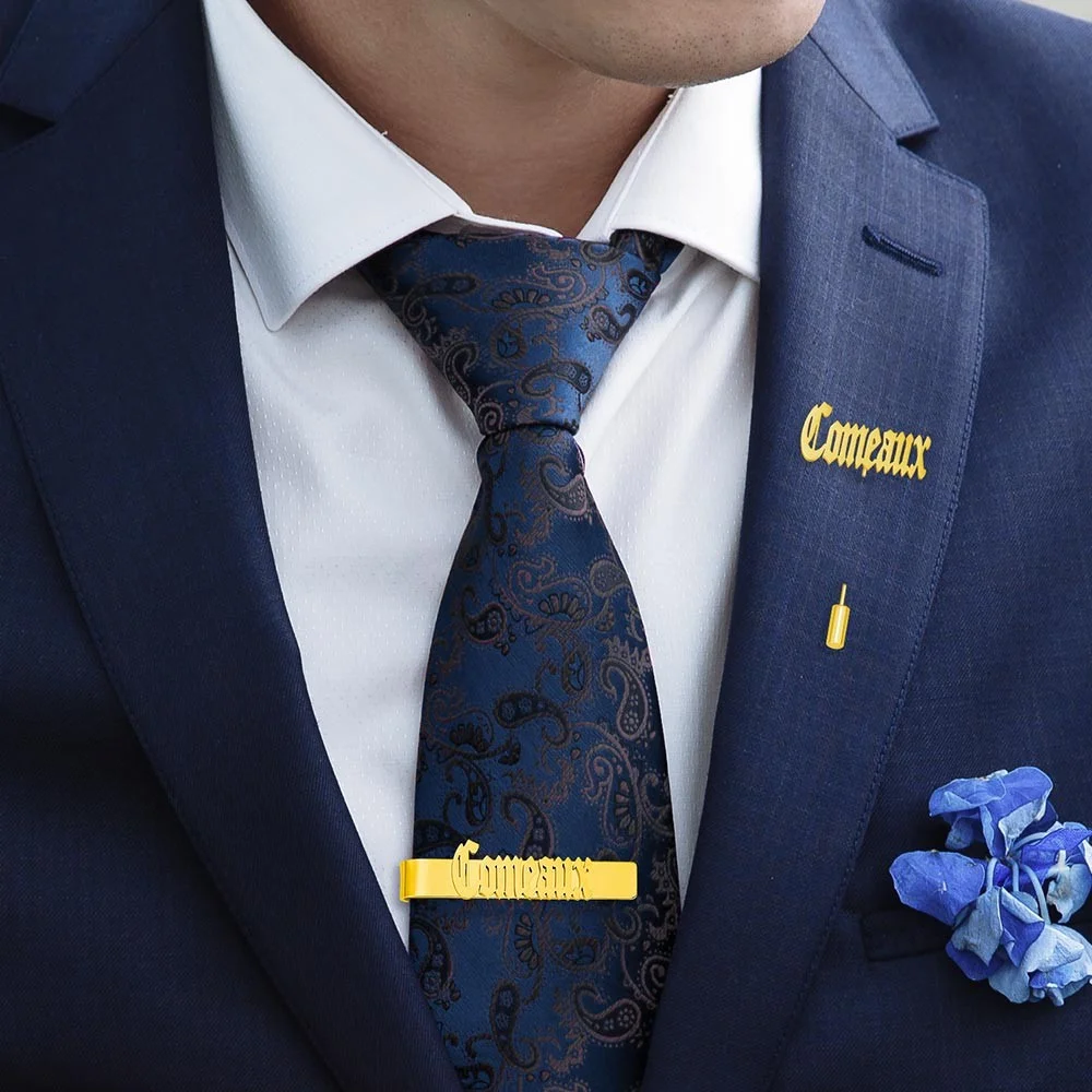 Boutons de manchette personnal - Tie Bar Set Gift avis et prix