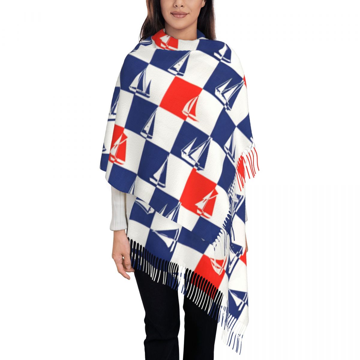 Navire à voile océan écharpe a - Pashmina Wrap Large avis et prix