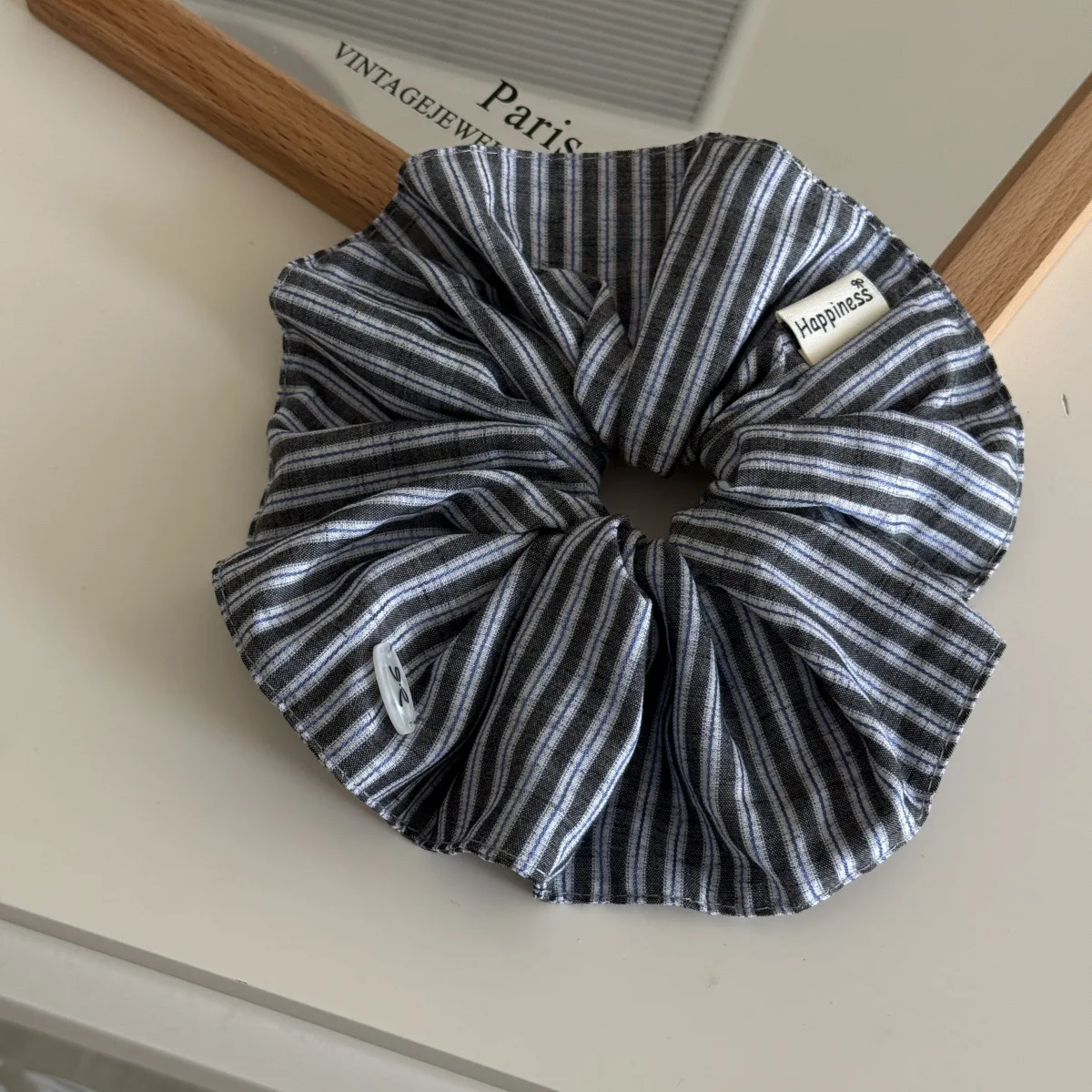 Bandes de cheveux en soie de c - Silk Tie Striped avis et prix