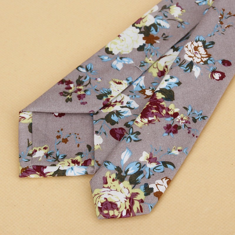 Flambant neuf cravate florale  - Skinny Tie Men avis et prix