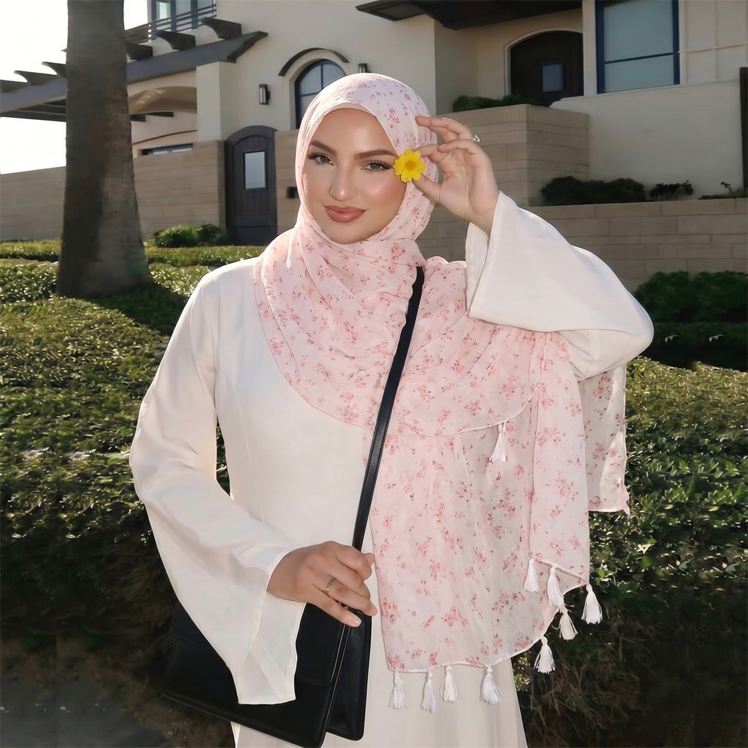 Foulard Hijab à Pompons Tendan - Face Scarf Mask avis et prix