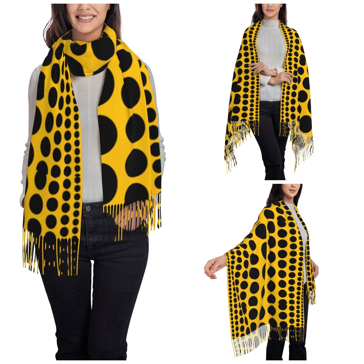 Infinity – écharpe à pois pour - Infinity Scarf Knit avis et prix