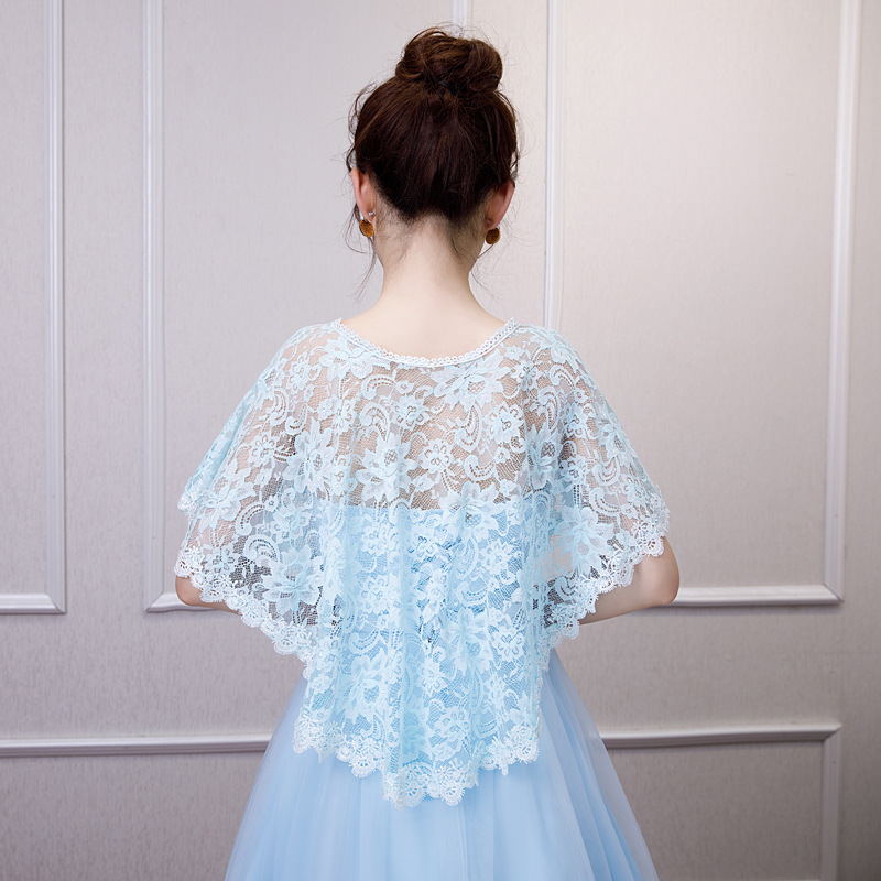 Veste ronde de mariage en dent - Stole Wedding Shawl avis et prix