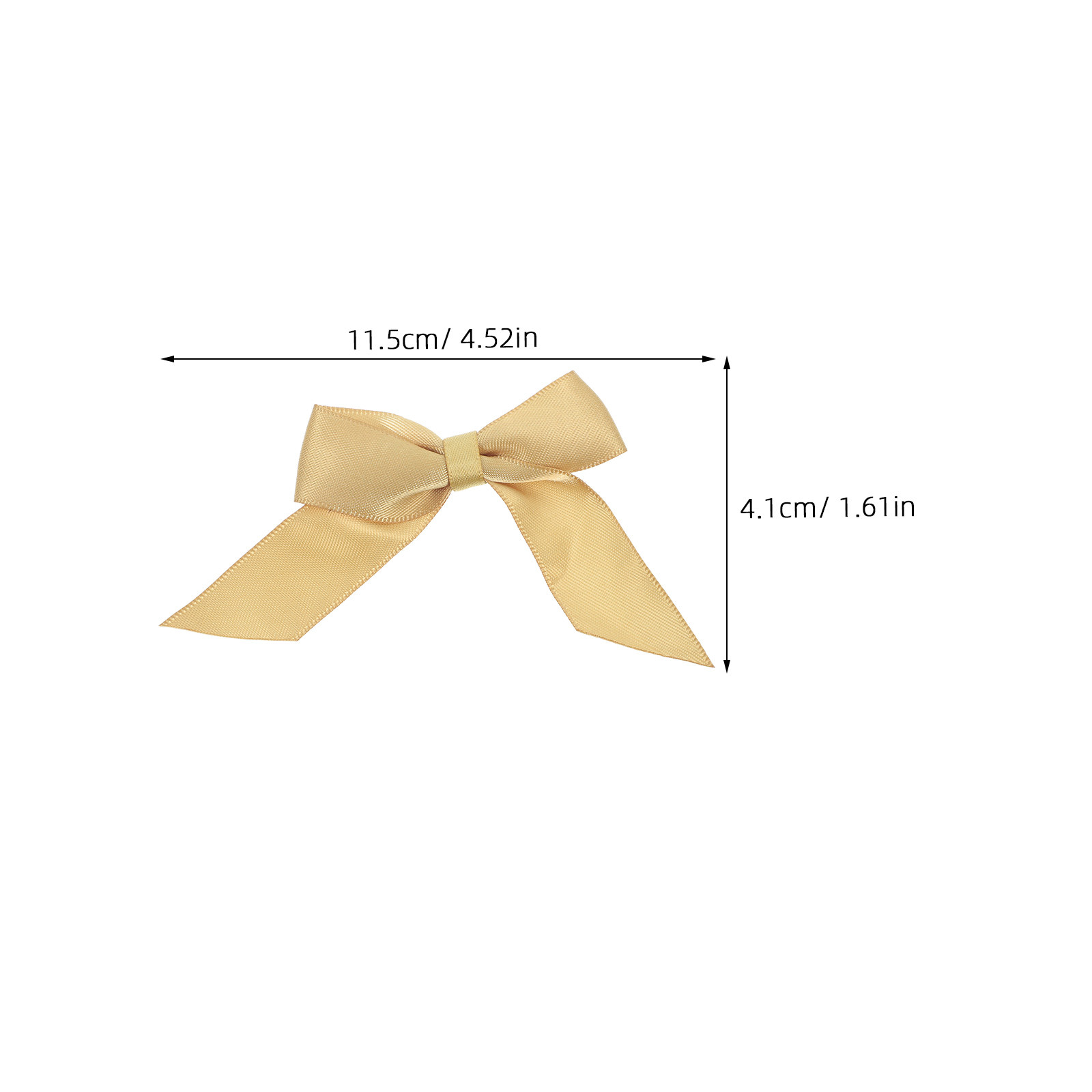 30 nœuds en satin doré adhésif - Bow Tie Pre Tied avis et prix