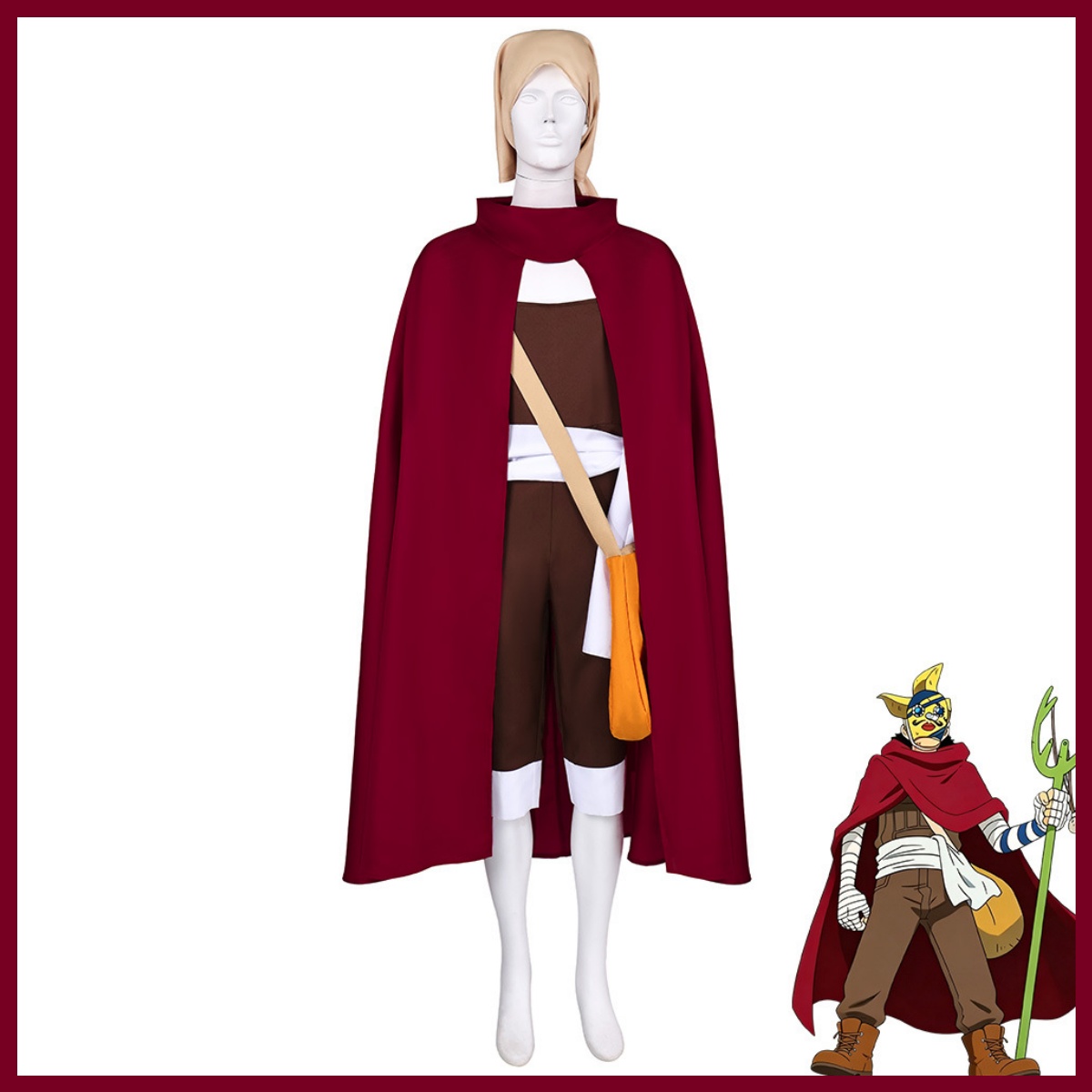 Costume de cosplay Usopp Sogek - Ascot Neck Scarf avis et prix