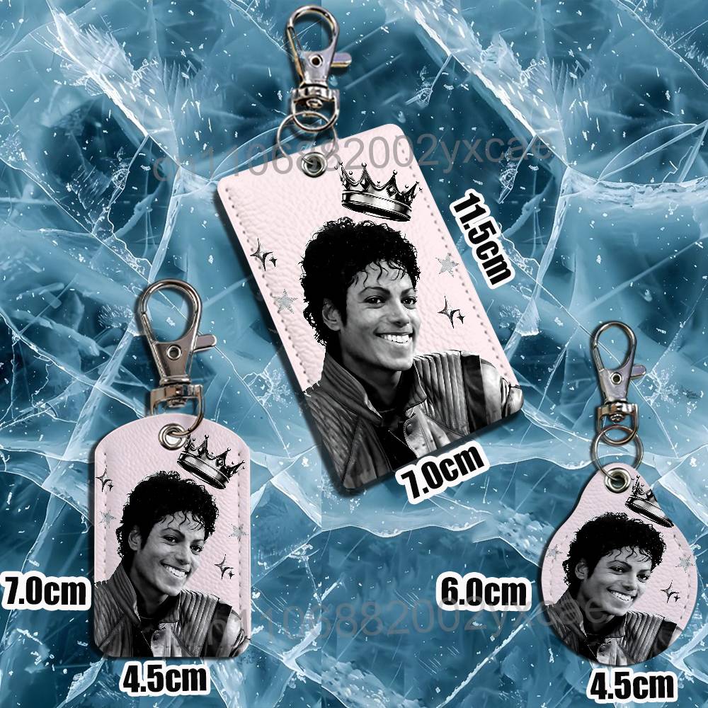 Porte-clés en cuir Michael Jac - Lanyard Badge Holder avis et prix
