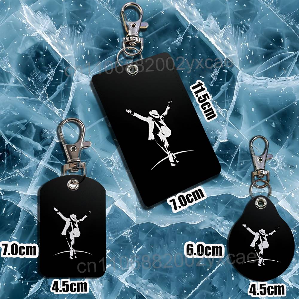 Porte-clés en cuir Michael Jac - Lanyard Badge Holder avis et prix