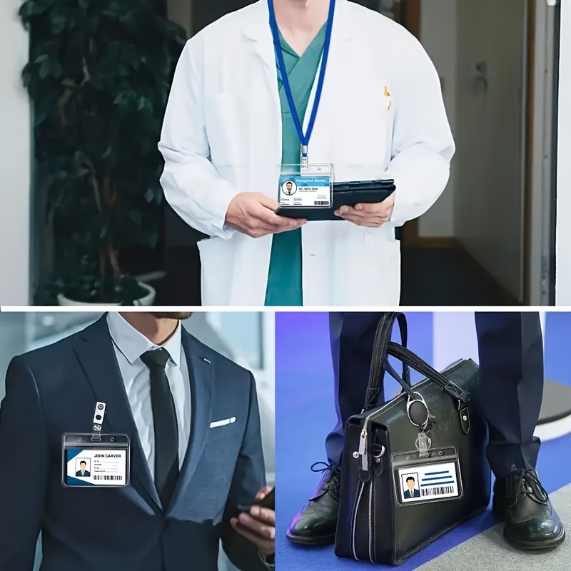 10 ensembles de porte-cartes d - Lanyard Badge Holder avis et prix