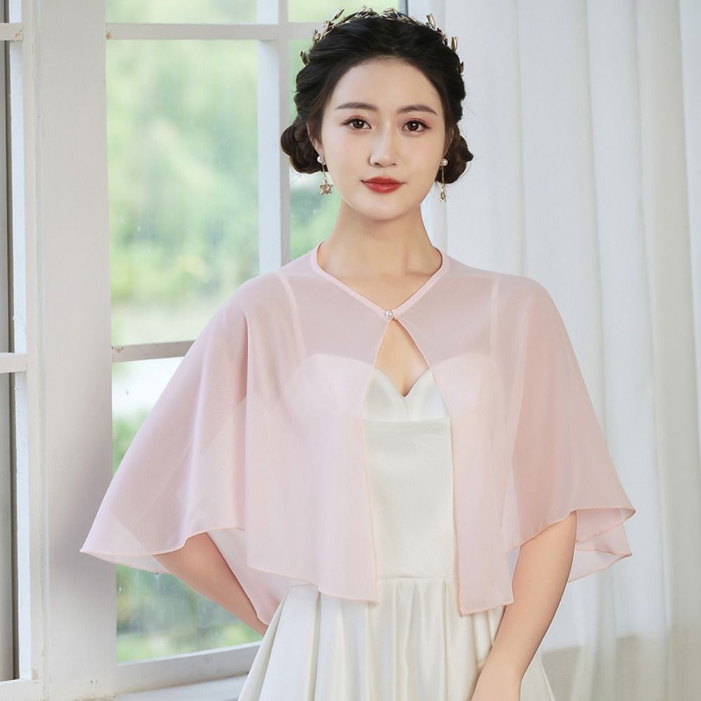 Capelet Vintage en mousseline  - Stole Wedding Shawl avis et prix