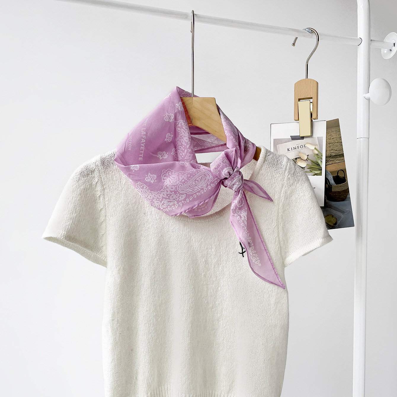 Nouvelle Écharpe de Luxe Femme - Bandana Cotton avis et prix