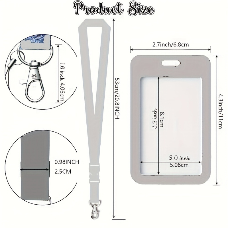 Ensemble de porte-badge noir a - Lanyard Badge Holder avis et prix