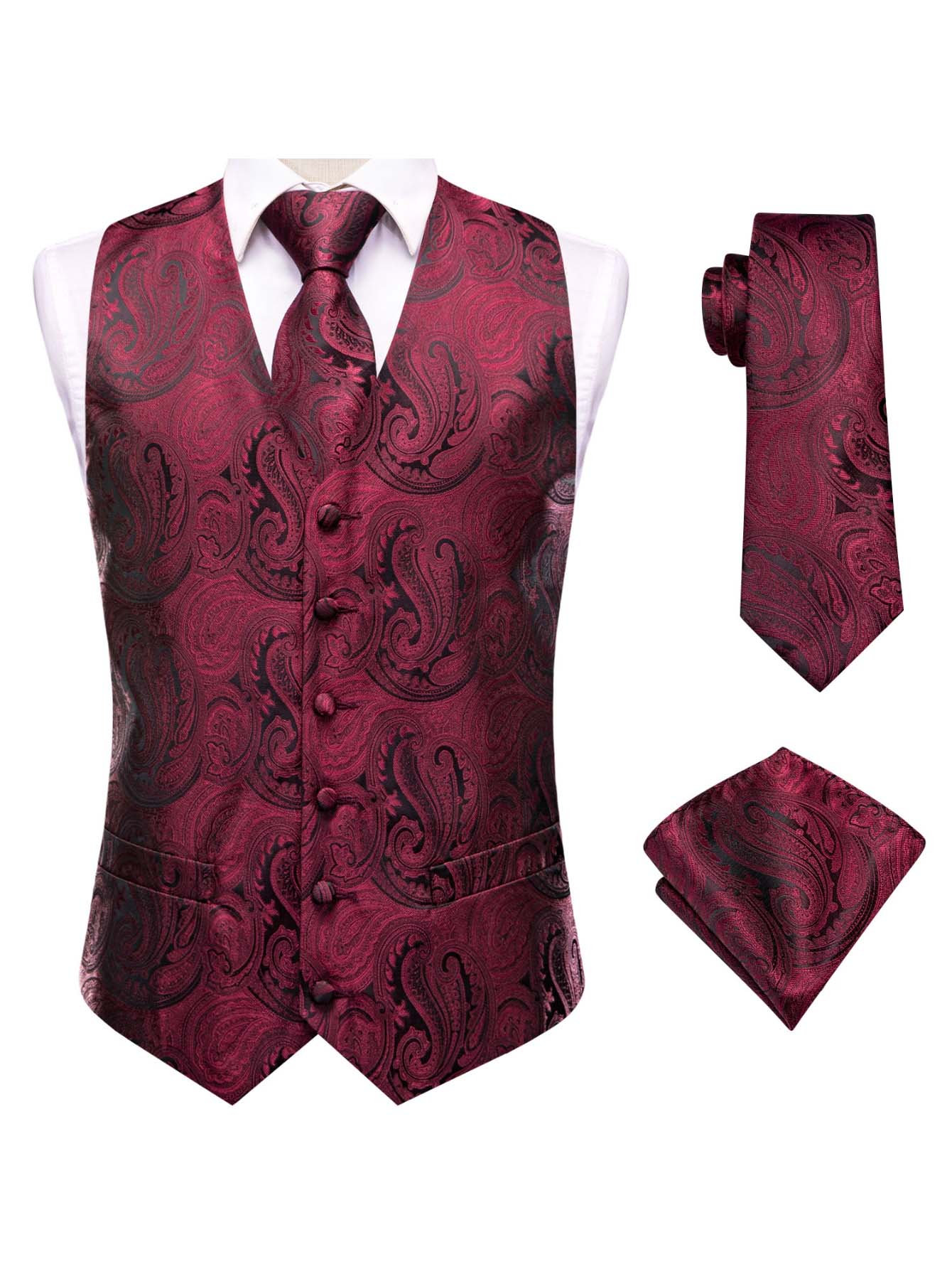 Ensemble de costume trois pièc - Pocket Square Set avis et prix