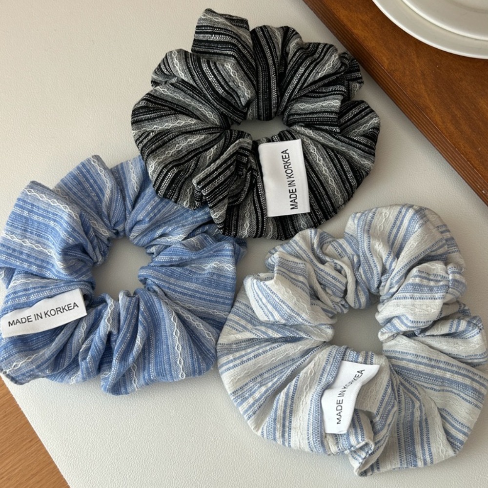 2025 corée mode rayure cheveux - Silk Tie Striped avis et prix