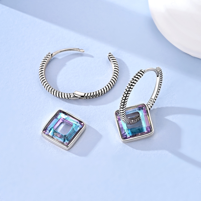 Boucles d'oreilles en argent S - Tie Clip Silver avis et prix