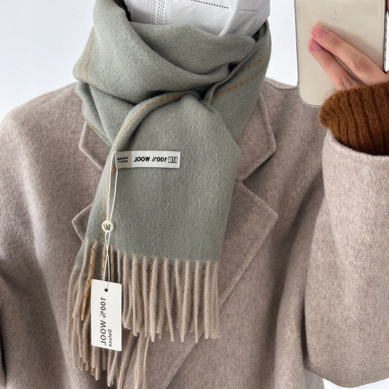 Élégant bonne qualité 100% lai - Muffler Men Wool avis et prix